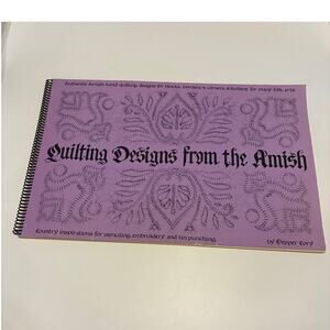 Quilting Designs from the Amish by Pepper Cory A quilt pattern book VINTAGE